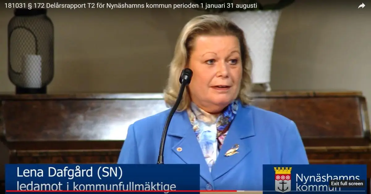 Debatt i Nynäshamns kommunfullmäktige