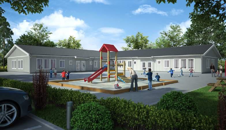 Förslag till nybyggnad av skollokaler i Sunnerby - Förskola 5 avdelningar med tillagningskök