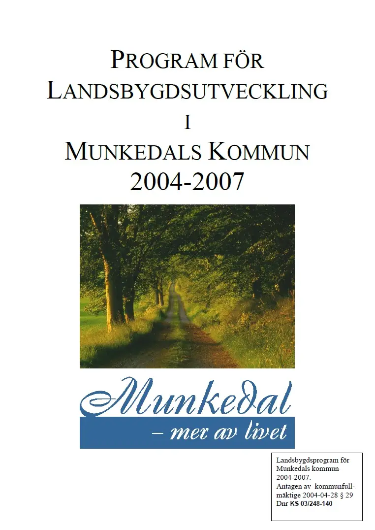 Munkedals landsbygdsprogram
