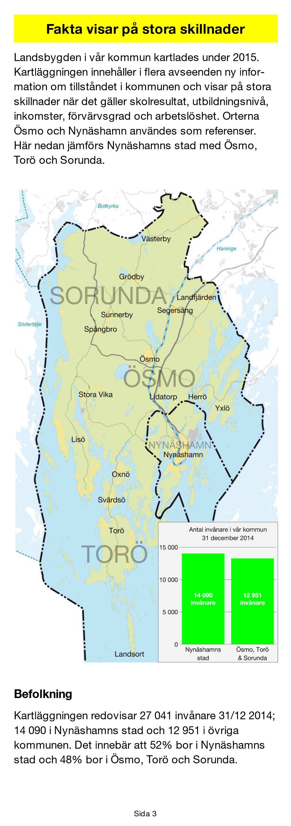 Sida 3 - Fakta visar på stora skillnader