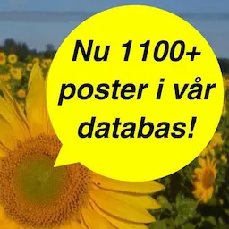 Nu 1 100+ poster i vår databas - allt vi gjort sedan 2004 och lite till