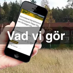 Vad vi gör